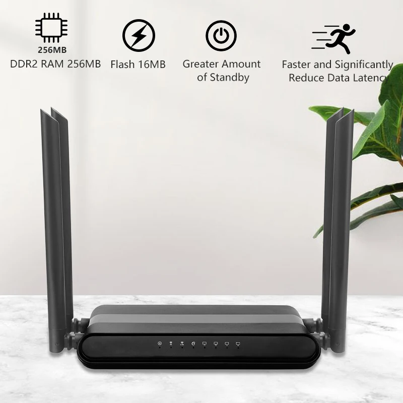 Cioswi WE4726 Dual Band 1200 Мбит/с Беспроводной маршрутизатор Wi-Fi Стабильная и надежная с