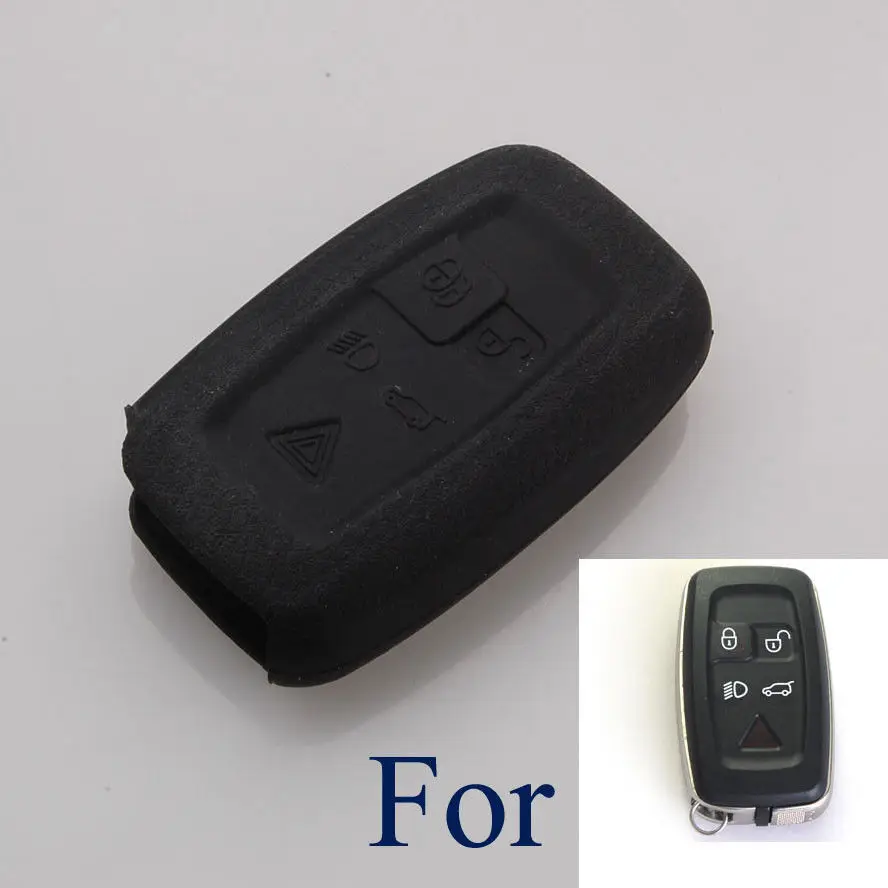 Автомобильный кожаный силиконовый чехол с 5 кнопками для ключей умный Держатель