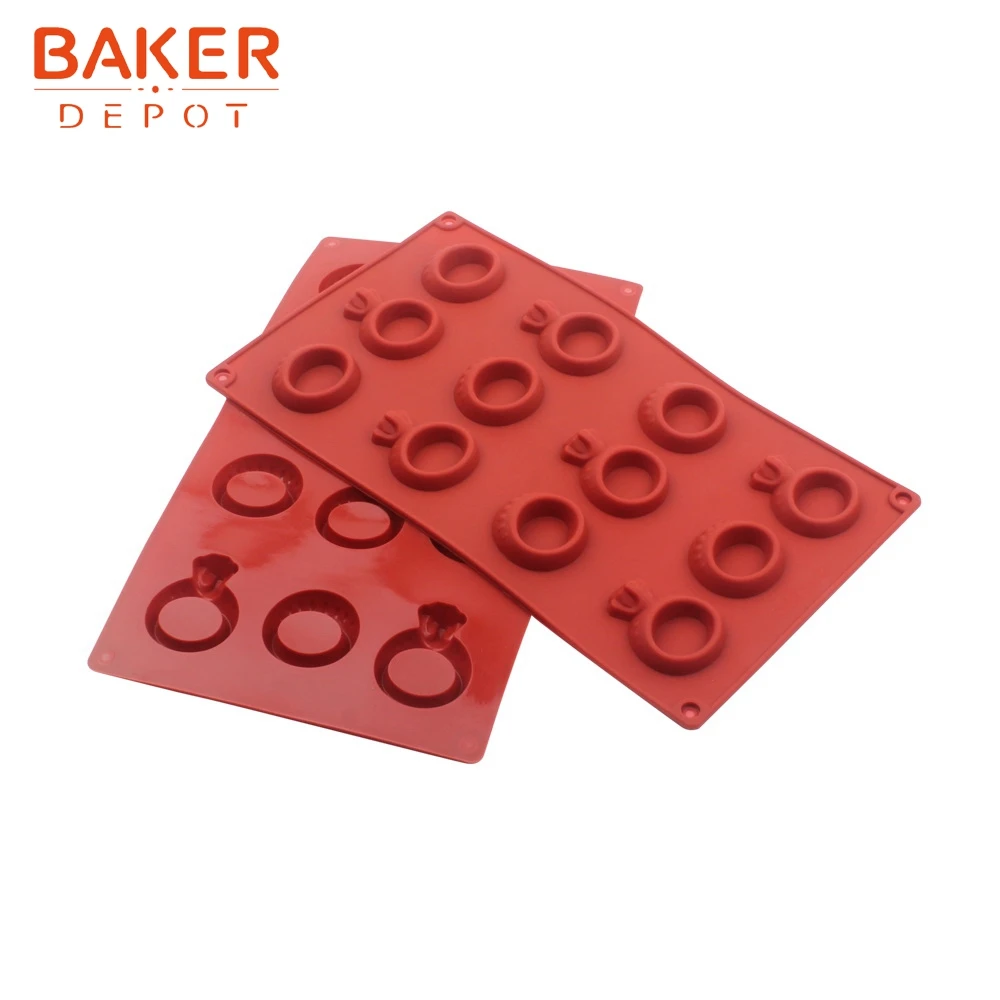 BAKER DEPOT силиконовая форма для шоколадных конфет кольцевая украшения тортов