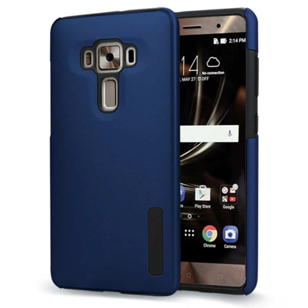 Для Asus Zenfone 3 Laser ZC551KL чехол тонкий гибридные Двойные слои противоударный ЗАЩИТНИК