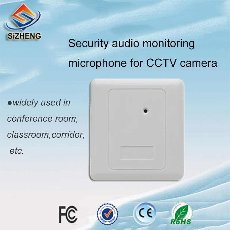 SIZHENG SIZ 155 Встроенная стена Аудио Микрофон для видеонаблюдения sound прослушивание