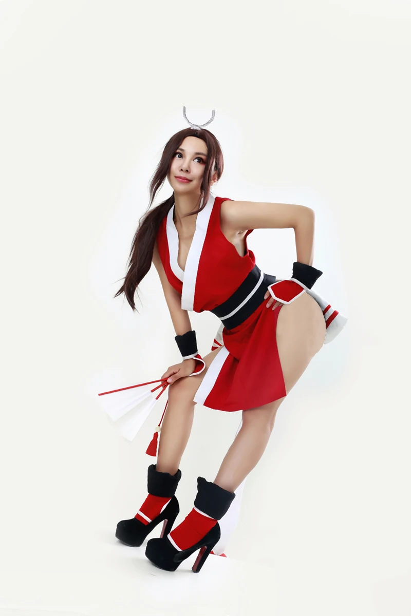 Из серии игр The King of Fighters(Косплэй костюм mai shiranui наряд ручной работы