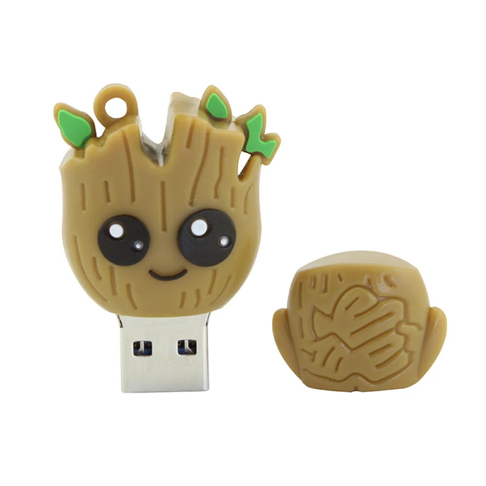 Usb флеш-накопитель, мультяшная ручка Грут, 4 ГБ, 8 ГБ, 16 ГБ, 32 ГБ, флешка, лучший креативный подарок, флешка usb 2,0