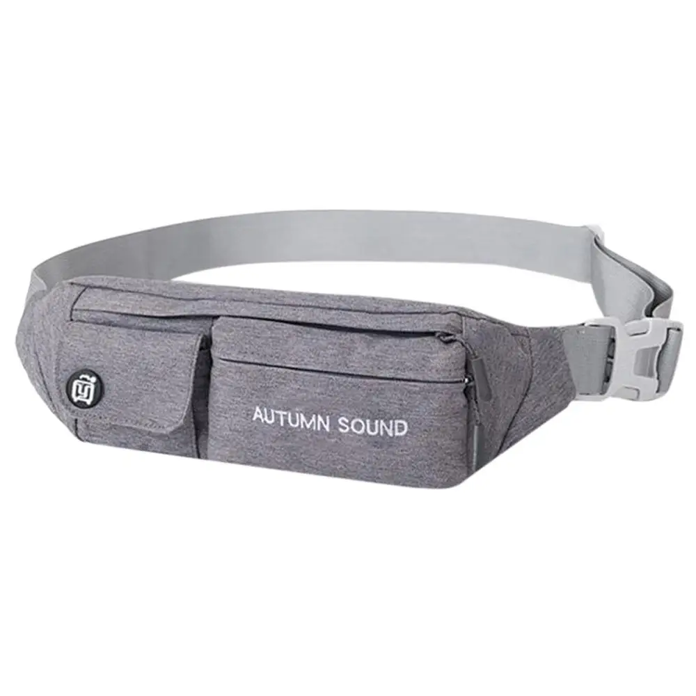 Мужские и женские простые водонепроницаемые нейлоновые спортивные поясные