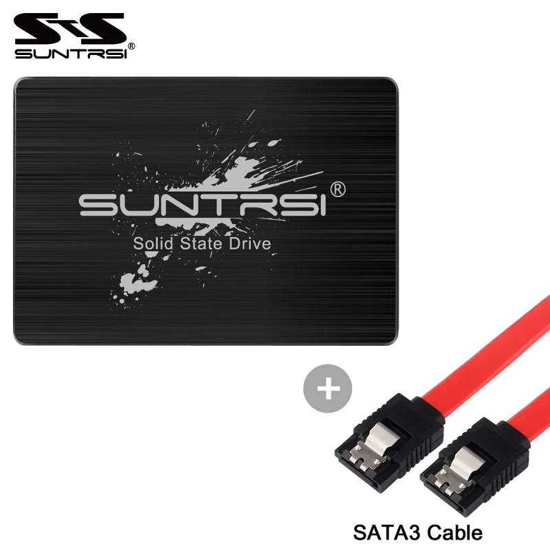 Suntrsi Внутренний твердотельный диск 240 ГБ жесткий диск с кабелем SATA3 высокое качество 2,5 дюймов SSD диск для ноутбуков и настольных компьютеров