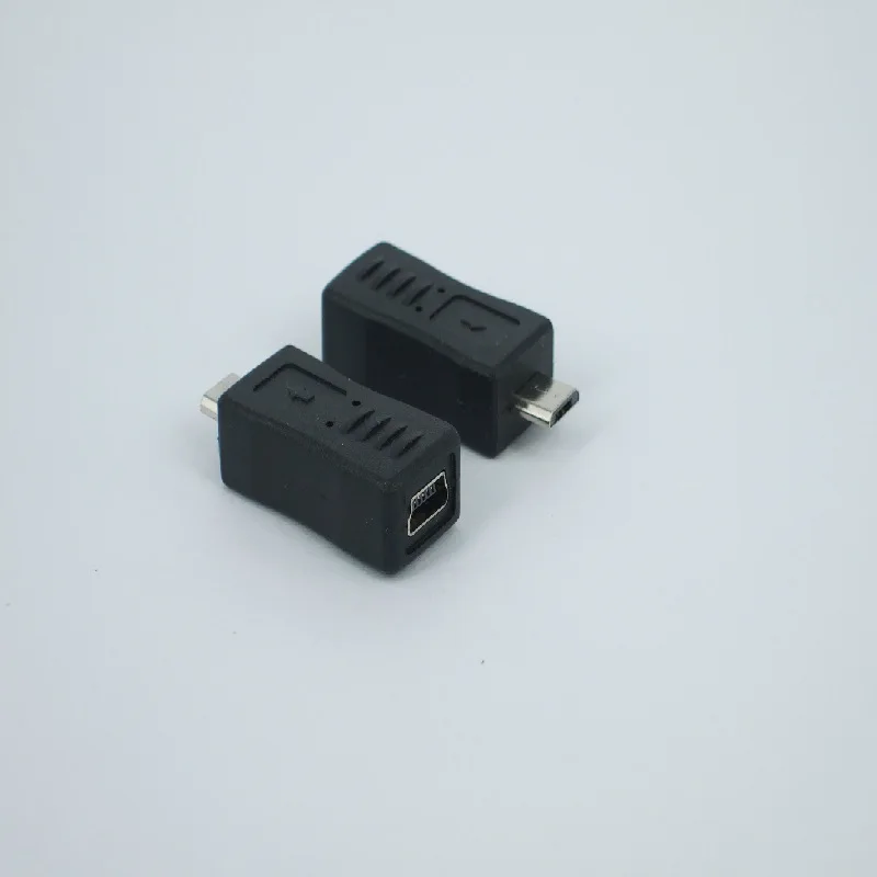 2 шт. 4 типа прямой/L Форма Черный Micro/Mini USB Женский к Mini/Micro USB Мужской адаптер зарядное устройство разъем конвертер адаптер