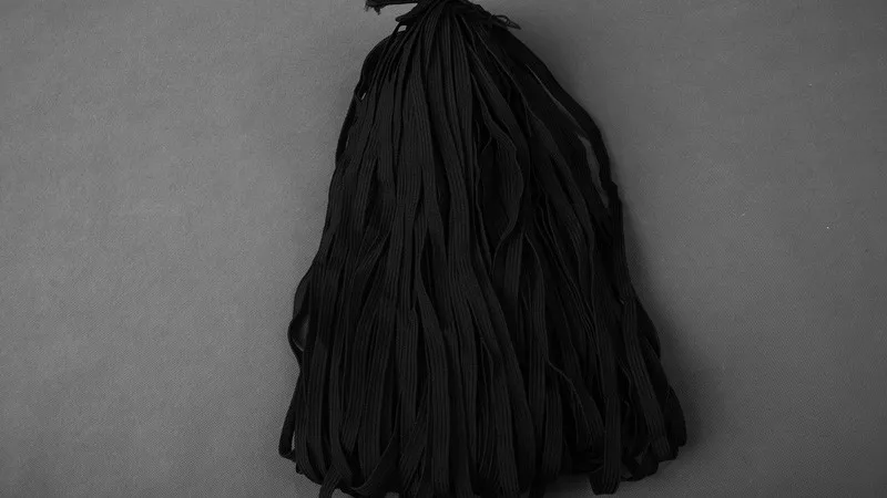 Шнур для обмотки черного цвета японской Самурайской Катаны вакидзаси Танто