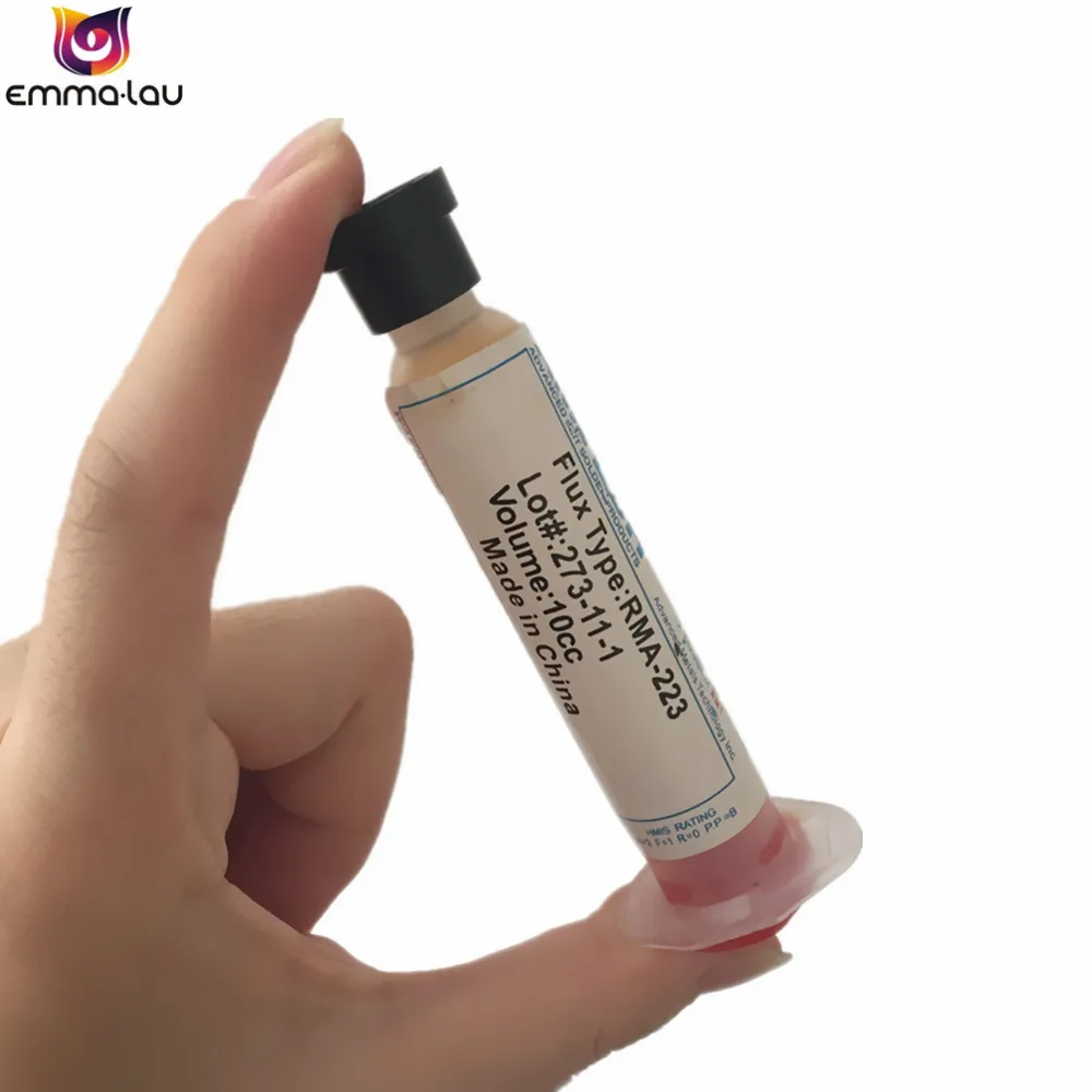 5 шт./лот RMA223 RMA-223 нечистое припоя паяльной пасты 10cc флюсовая паста LED