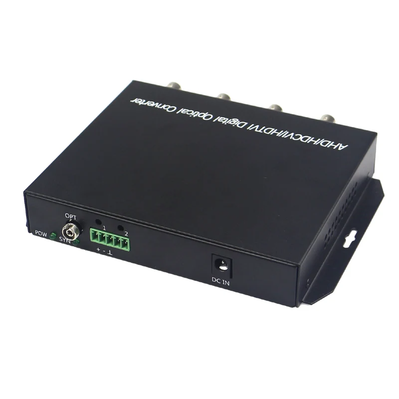 1080P HD AHD CVI TVI Fiber Optical Video Converter 4 Channel Media Single Mode 10KM | Мобильные телефоны и аксессуары