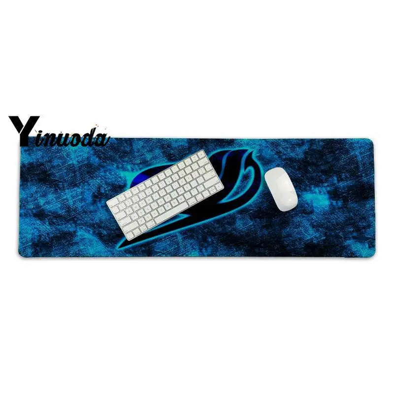 Yinuoda высокое качество Сказочный Хвост Логотип, коврик для мыши геймер игровые коврики размер для 300*700*2 мм и 300*900*2 мм игровой коврик для мыши