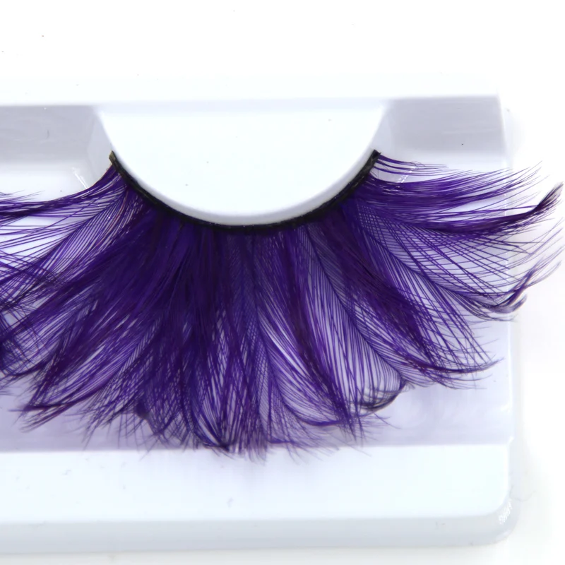 Цветные накладные ресницы YOKPN плотные Накладные с хлопковой нитью|fake eyelashes|false