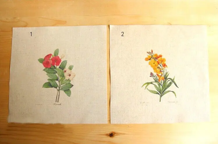 Ручная роспись классический цветочный 24 шт. Ассорти хлопок белье печатных одеяло