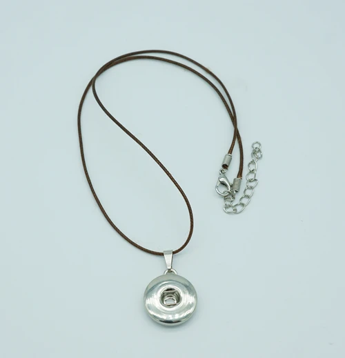 Горячая Распродажа Веревка Цепь оснастки ожерелья подходит 18 мм/20 мм кнопки