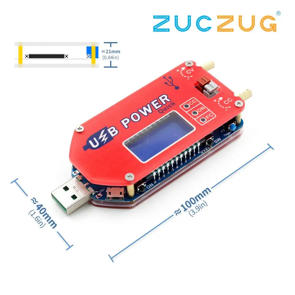 Цифровой дисплей DP3A USB регулируемый силовой модуль DC 1 30V 15W QC 2 0 3 FCP быстрая зарядка