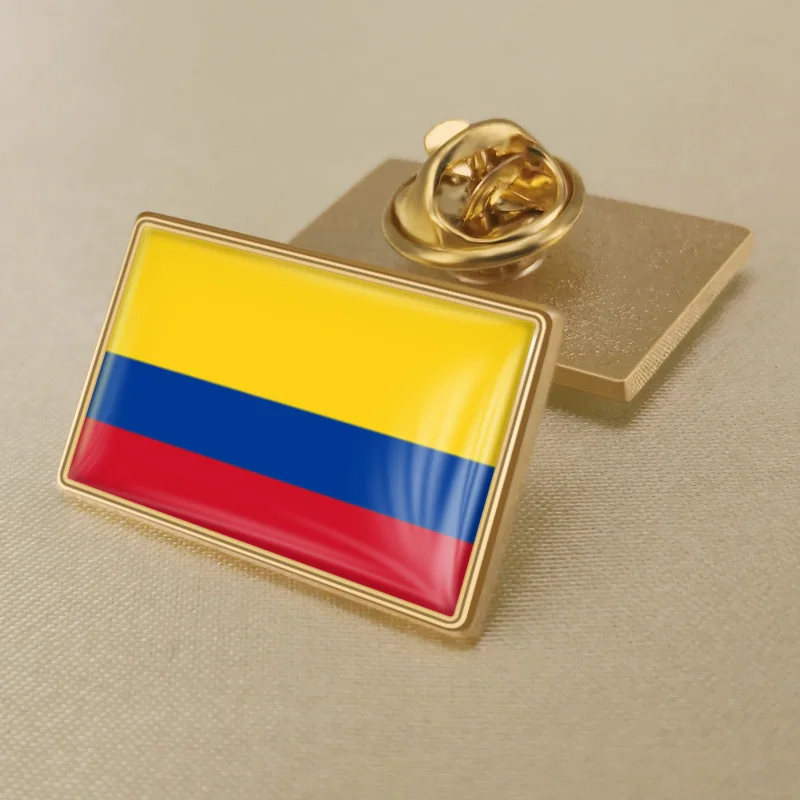 Нагрудные булавки с одним флагом