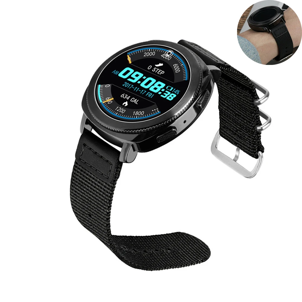 20 мм спортивный нейлоновый ремешок для Samsung Gear S4 S2 Galxy часы 42 сменный Браслет