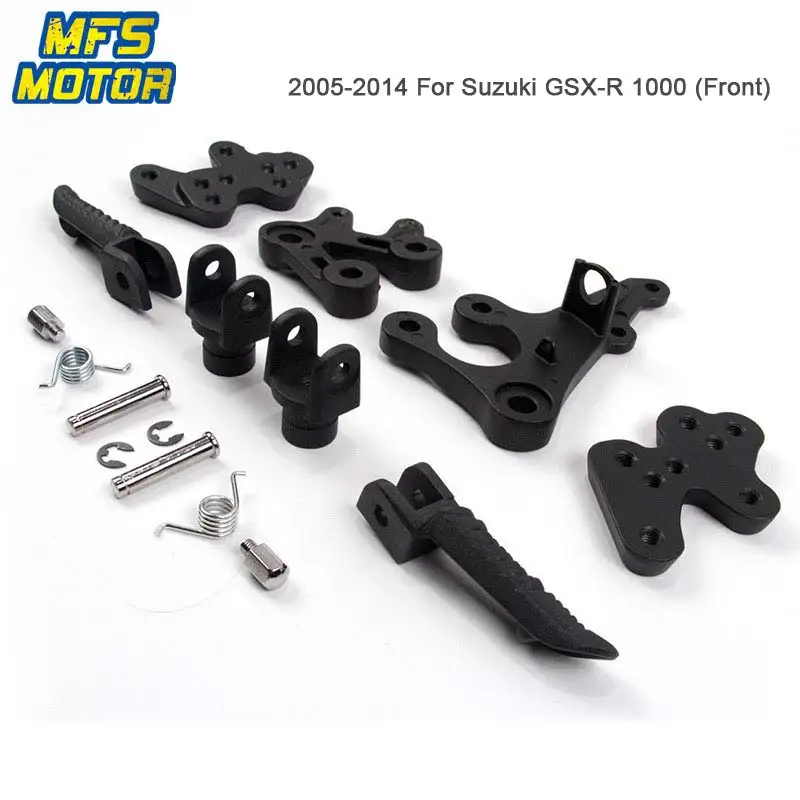 

Front Rear Passenger Foot Pegs For Suzuki GSXR1000 GSXR750 GSXR600 Bracket Footrests Footpegs GSXR 1000 600 750 Foot Rests