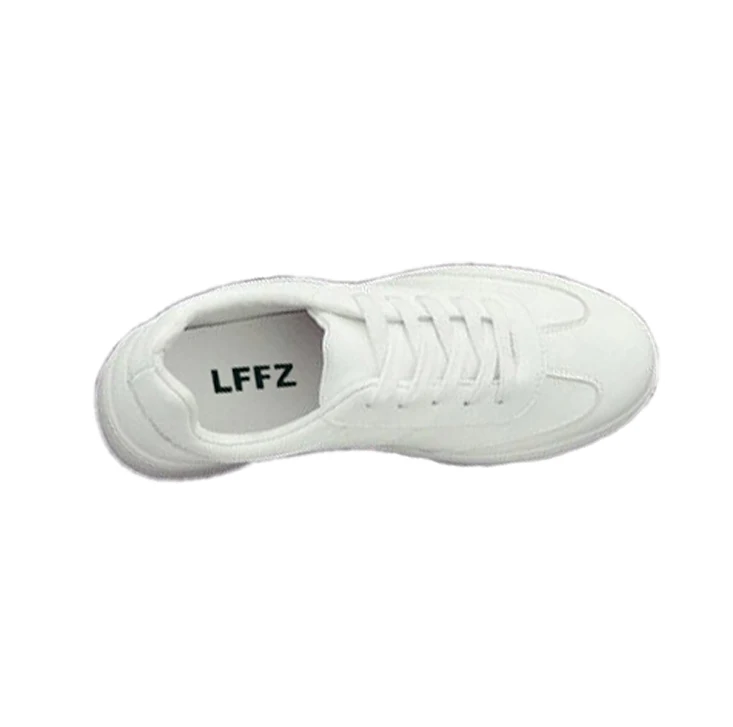 Кроссовки LFFZ женские на платформе Повседневная дышащая обувь белые ST58 весна
