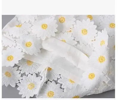 new summer 2016 girls constume cotton daisy floral white baby dress vest sleeveless children dresses kids clothes | Детская одежда и