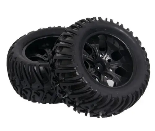 4 шт RC резиновая Губка Шины обод колеса с шиной HSP 1:10 грузовик Monster Bigfoot 94111 94108 94188