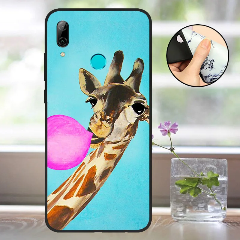 Чехол для huawei P Smart Крышка силиконовая P smart POT-LX3 POT-LX1 чехол Capa Мягкий ТПУ бампер huawei P Smart Funda - Цвет: PPL