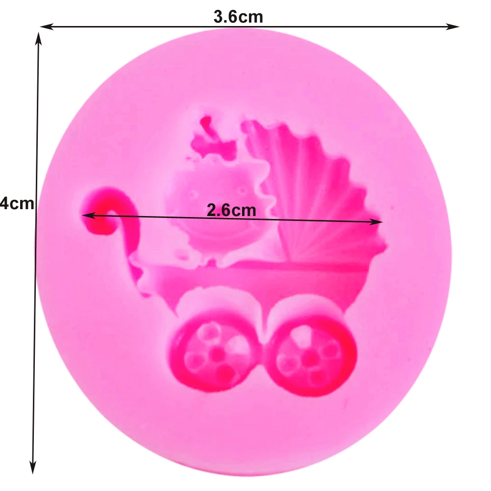 Силиконовая форма для изготовления детской коляски/автомобиля 1 шт. формы