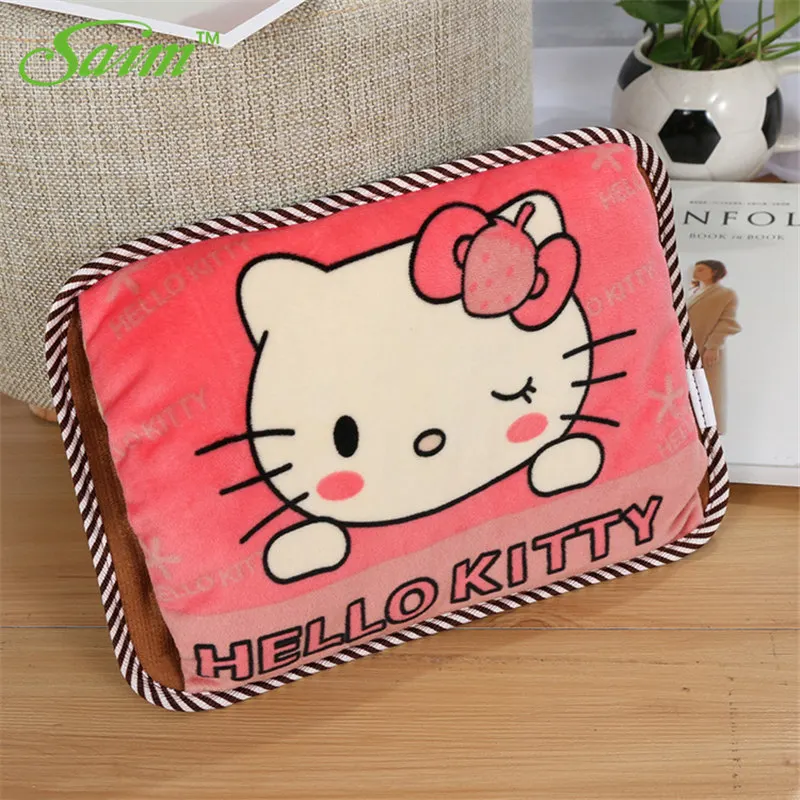 Pink KT Hot Bottle Saim мультяшная электрическая грелка, безопасная грелка для рук, 220 В, зарядка, грелка, сумка, зима, взрывозащищенные грелки, JJ50638 - Цвет: Pink KT Hot Bottle