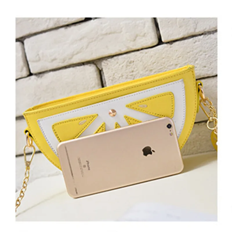 Индивидуальная женская сумка-мессенджер из искусственной кожи в форме фруктов