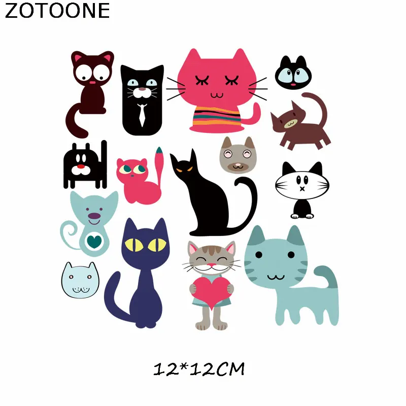 ZOTOONE животные аппликация полоски утюжок на Переводные патчи одежду сделай сам