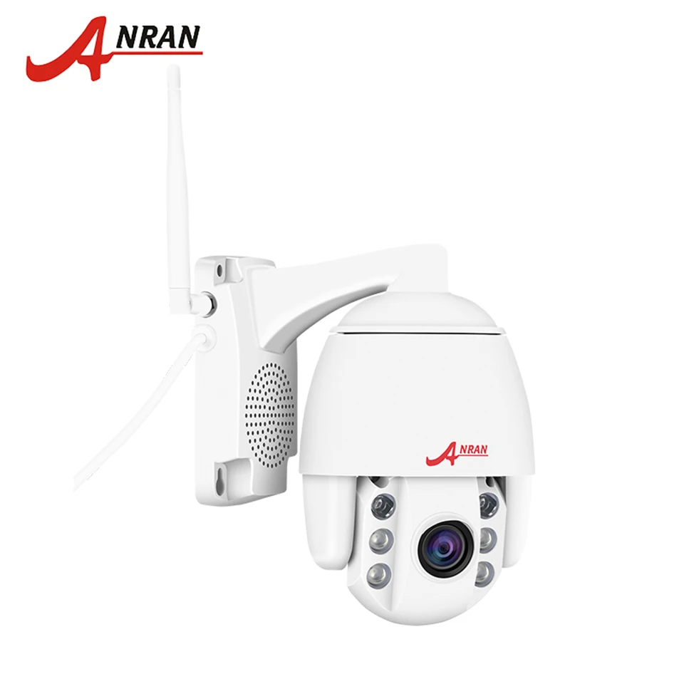 ANRAN 1080P HD IP 4xzoom 2,8-12 мм 2.0MP PTZ WI-FI безопасности Камера Системы наружного видеонаблюдения аудио сигнал тревоги электронной почты 64 Гб SD карты