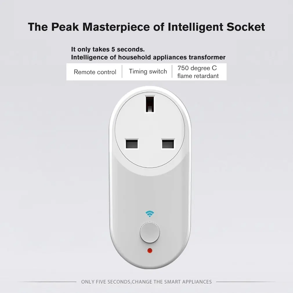 Беспроводной штепсельный разъем для синхронизации Wi-Fi с интеллектуальным
