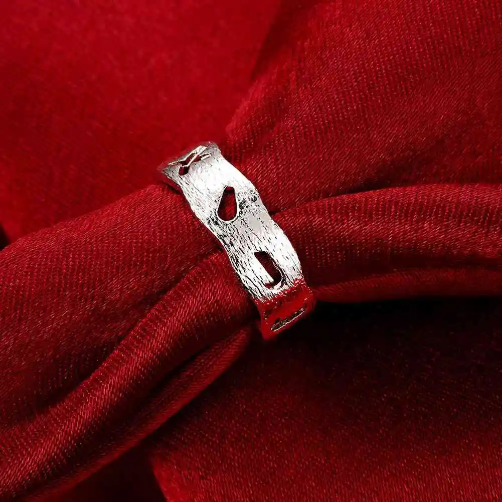 Горячая продажа интернет магазины Индии посеребренные Свадебные кольца резные