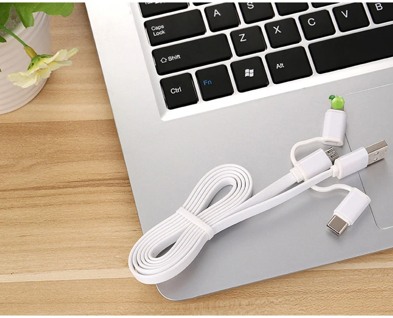Кабели USB 3-в-1 кабель для Apple для Android для huawei мобильный кабель передачи данных телефона Тип-c кабель для передачи данных один для трех