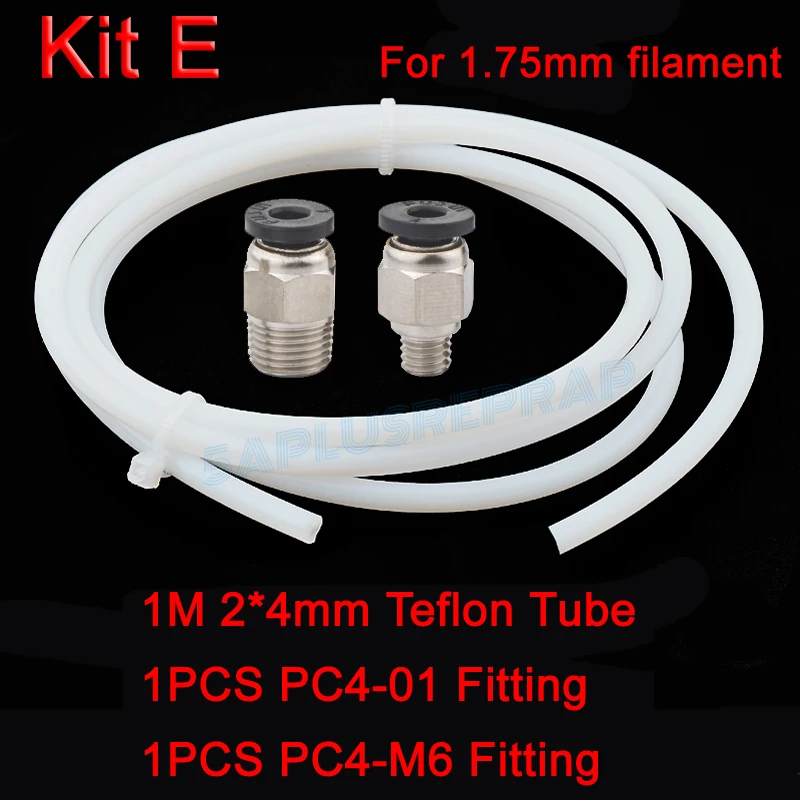 1 м тефлоновая труба с 2 разъемом дистанционной пульта ID мм / 4 диаметр 6 для 1.75 3