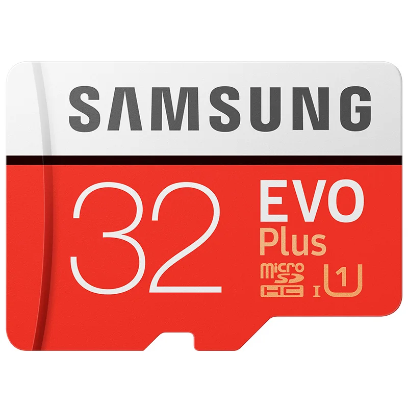 100% оригинальная карта памяти Microsd SAMSUNG EVO Plus карты 32 Гб/SDHC Micro SD Class10 C10 UHS 1 карт