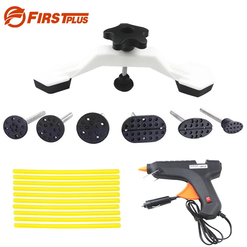 

Auto Body Paintless Dent Removal Tools Kit Glue Gun Dent Lifter Bridge Puller Set For Car Hail Damage And Door Dings Repair