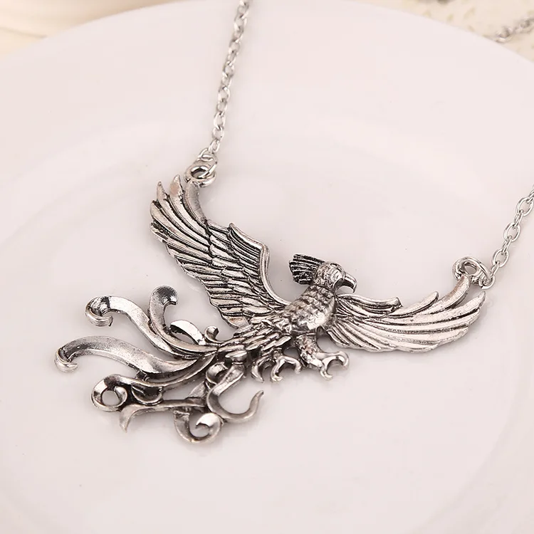 Цепочка с подвеской в виде феникса 24 шт./лот|phoenix necklace|pendant necklacenecklace necklace |