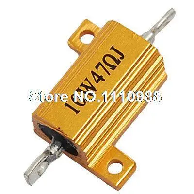 Винт Вкладки 5% 47 Ом 10 Вт Алюминиевый резистор Сопротивление|screw screw|aluminium screwresistance