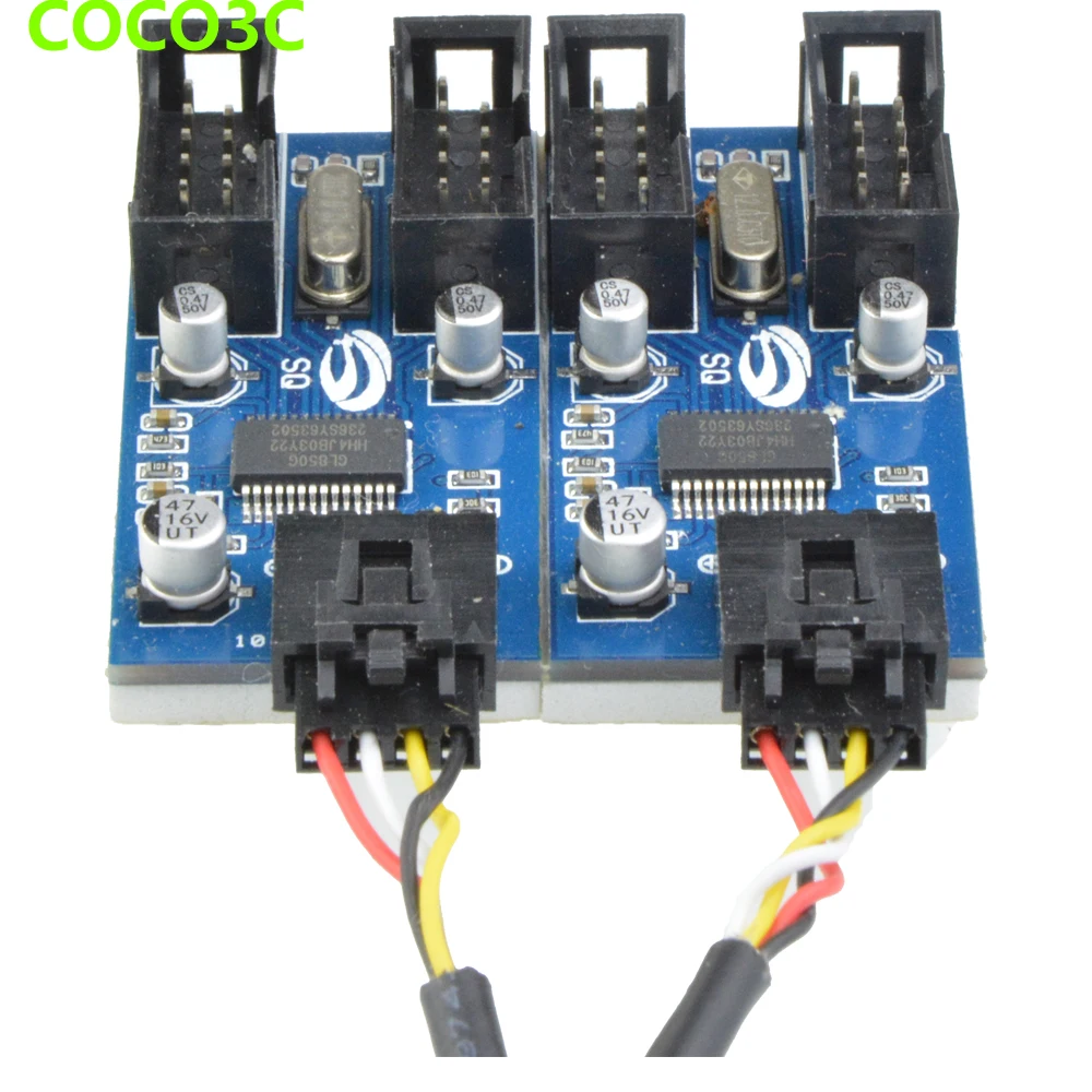 9-контактный удлинитель с разъемом USB папа 1-4 дюйма материнская плата usb-хаб 2 0