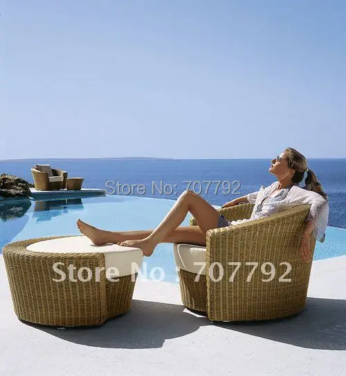 Горячая Распродажа городской новый стиль садовый диван уличный наборы диванов
