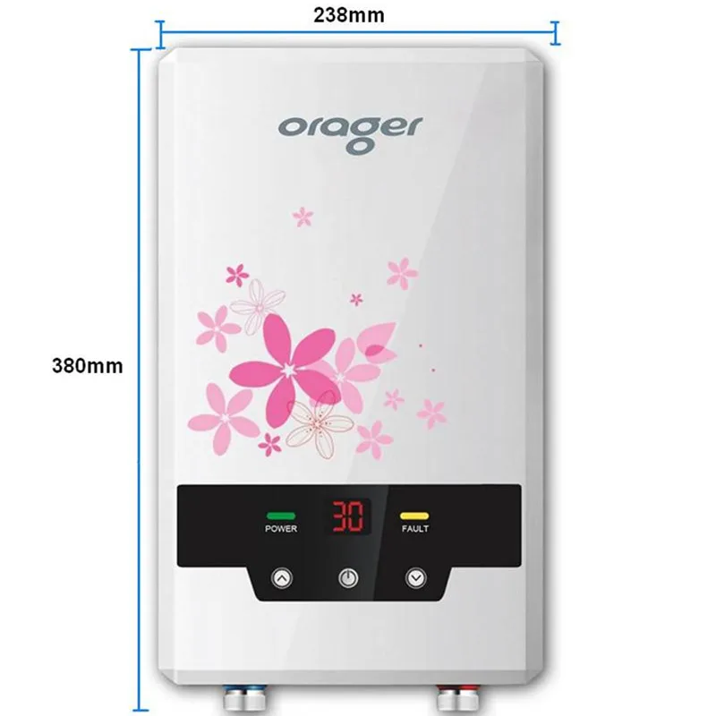 Электрический смеситель для душа 8500 Вт светодиодный цифровой дисплей|shower heater|water