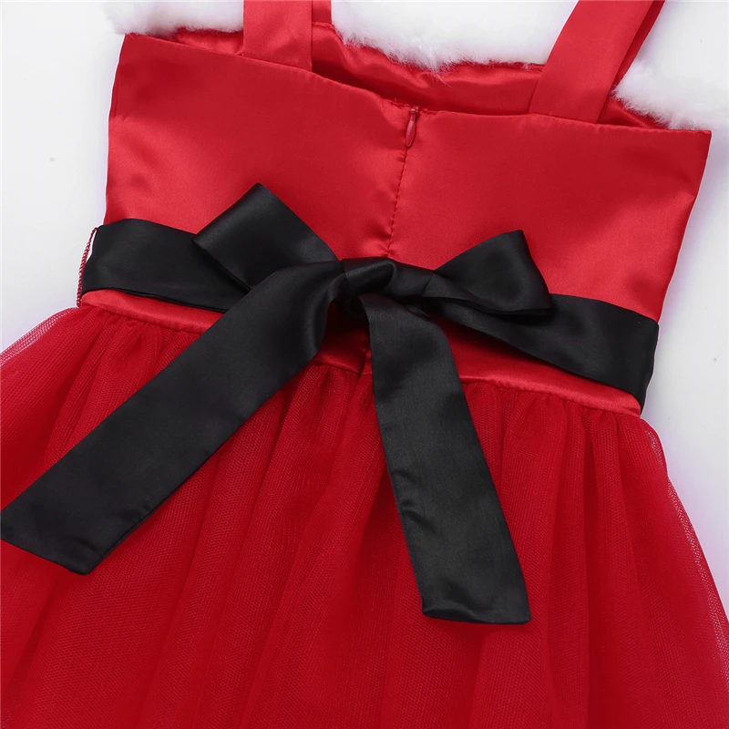 Рождественское платье-пачка для маленьких девочек 2018 новогодний праздничный
