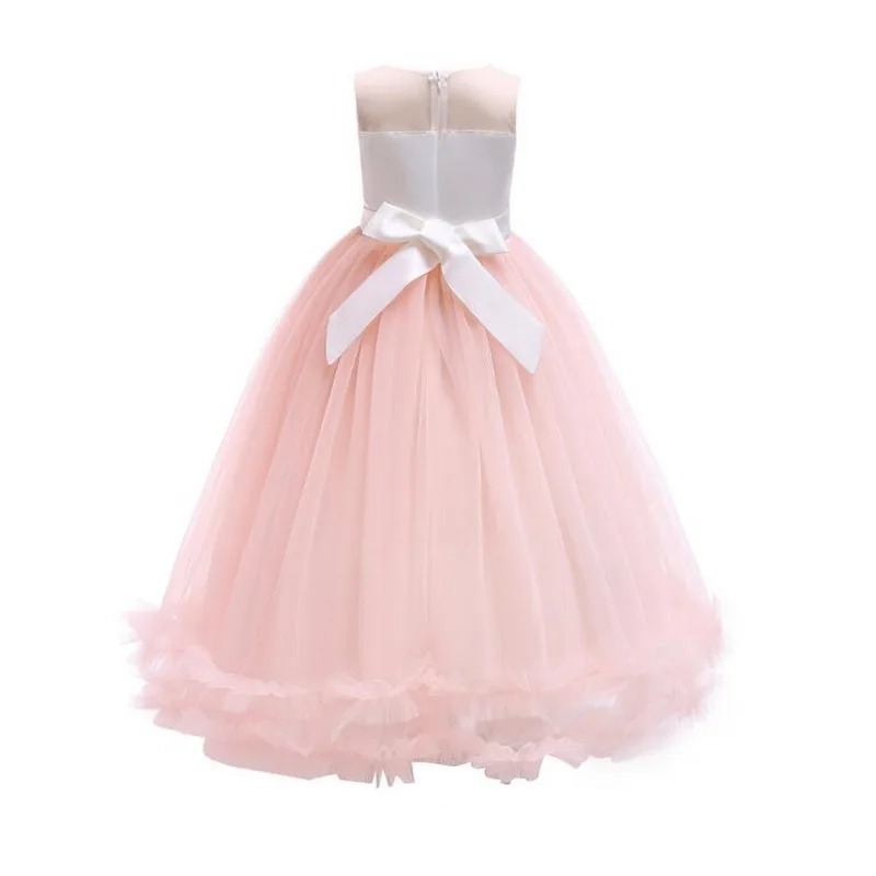 Рождественское платье принцессы для косплея больших детей невесты без рукавов