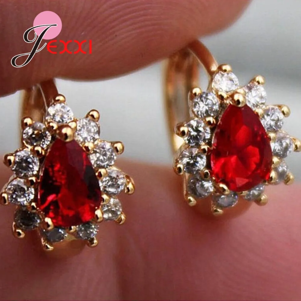 Роскошные богемные свадебные золотые серьги специального дизайна женские