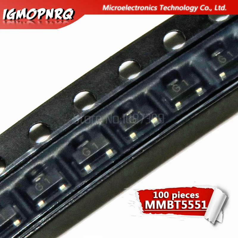 100 шт. 2N5551 MMBT5551 G1 SOT23 3 биполярные транзисторы BJT PNP транзистор общего назначения