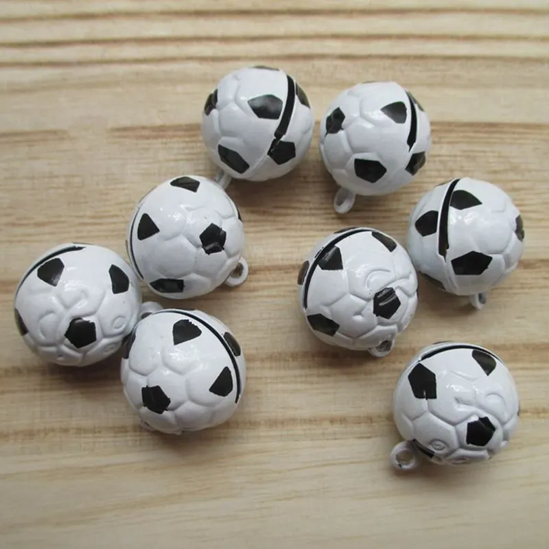 2pcs/bag Cartoon football Copper Small Bells 21*18MM Fit Festival &amp Wedding Party Decoration Cell Accessories 031002009 | Дом и сад