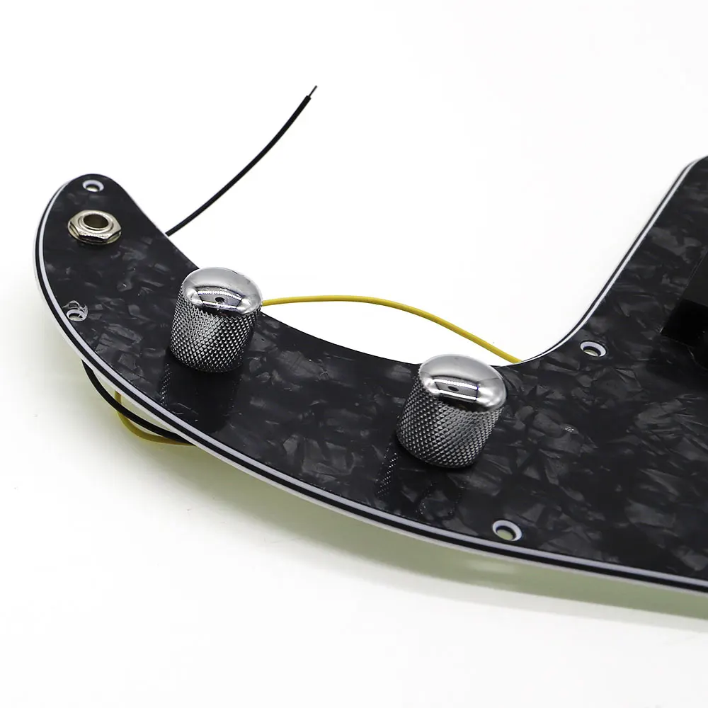 Черный жемчуг PB P Bass 3 слоя предварительно загруженный Pickguard Пикап для четкие басы гитара музыкальный инструмент аксессуары части