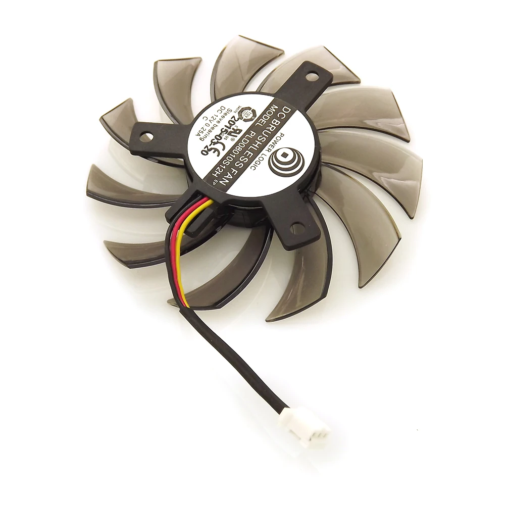 Free Shipping PLD08010S12H DC12V 0.25A 3Pin 74mm 40x40x40mm For GIGABYTE Graphics Card Fan | Компьютеры и офис