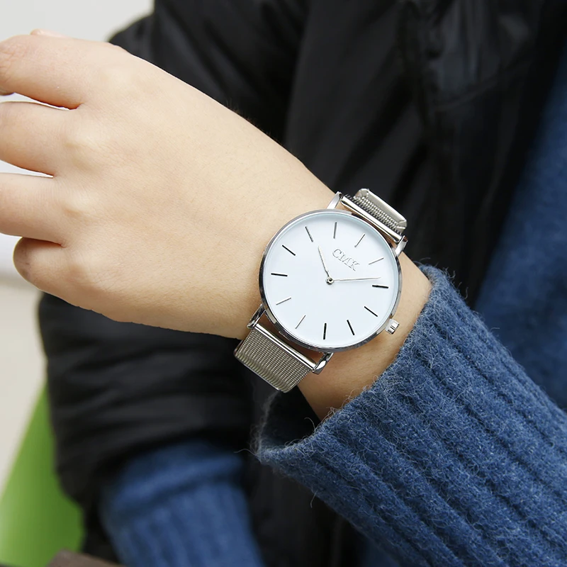 BGG простые Стильные мужские повседневные часы женские деловые кварцевые