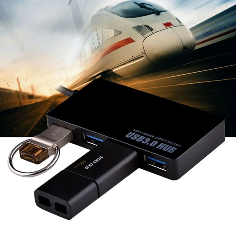 Мини USB 3 0 концентратор 4 порта usb хаб 5 Гбит/с супер скоростной высококачественный